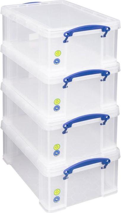Immagine prodotto Really Useful Box 4er-Set portaoggetti impilabile (39,5 x 25,5 x 15,5 cm, 9 l)