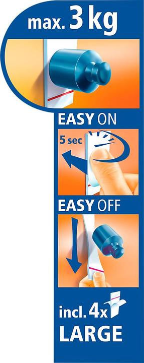 Actual product image tesa Powerstrips WP (18.5 x 11 x 20 cm)