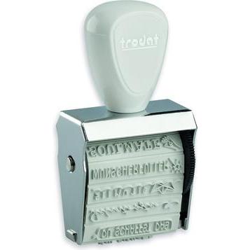 Trodat, Stempel, Creative Mini/V6 weiss + Kissen 3Farben 1139