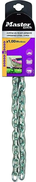 Master Lock Safety chain with vinyl coating 6mm link thickness, length 1m (1 m)