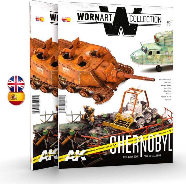 Actual product image AK Interactive WORN ART COLLECTION #03 Chernobyl - Bilingüal