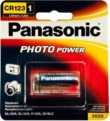 Immagine prodotto Panasonic Foto Litio (1 pz., CR123A, 1400 mAh)