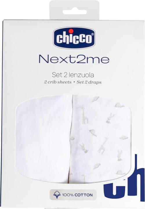 Actual product image Chicco Next2Me Forever G/D Spannbettlaken Cotton Cloud (83 x 50 cm)