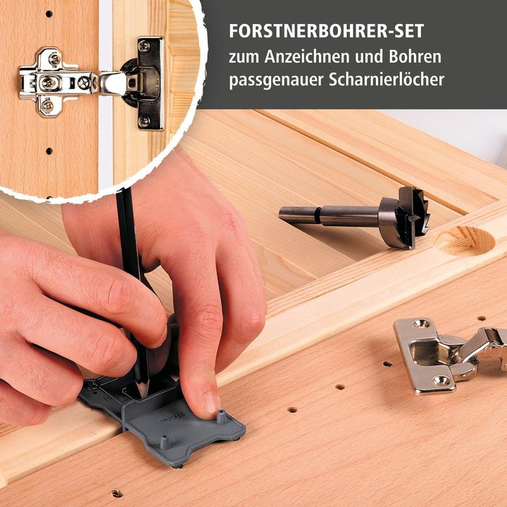 Produktbild wolfcraft 1 Forstnerbohrer-Set 2-tlg. ø35mm (35 mm)