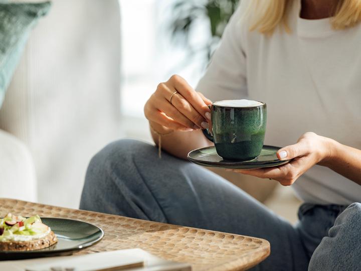 Actual product image Like. by Villeroy & Boch Lave vert Kaffeetasse mit Untertasse 0,16l Set6 (160 ml, 1 x)