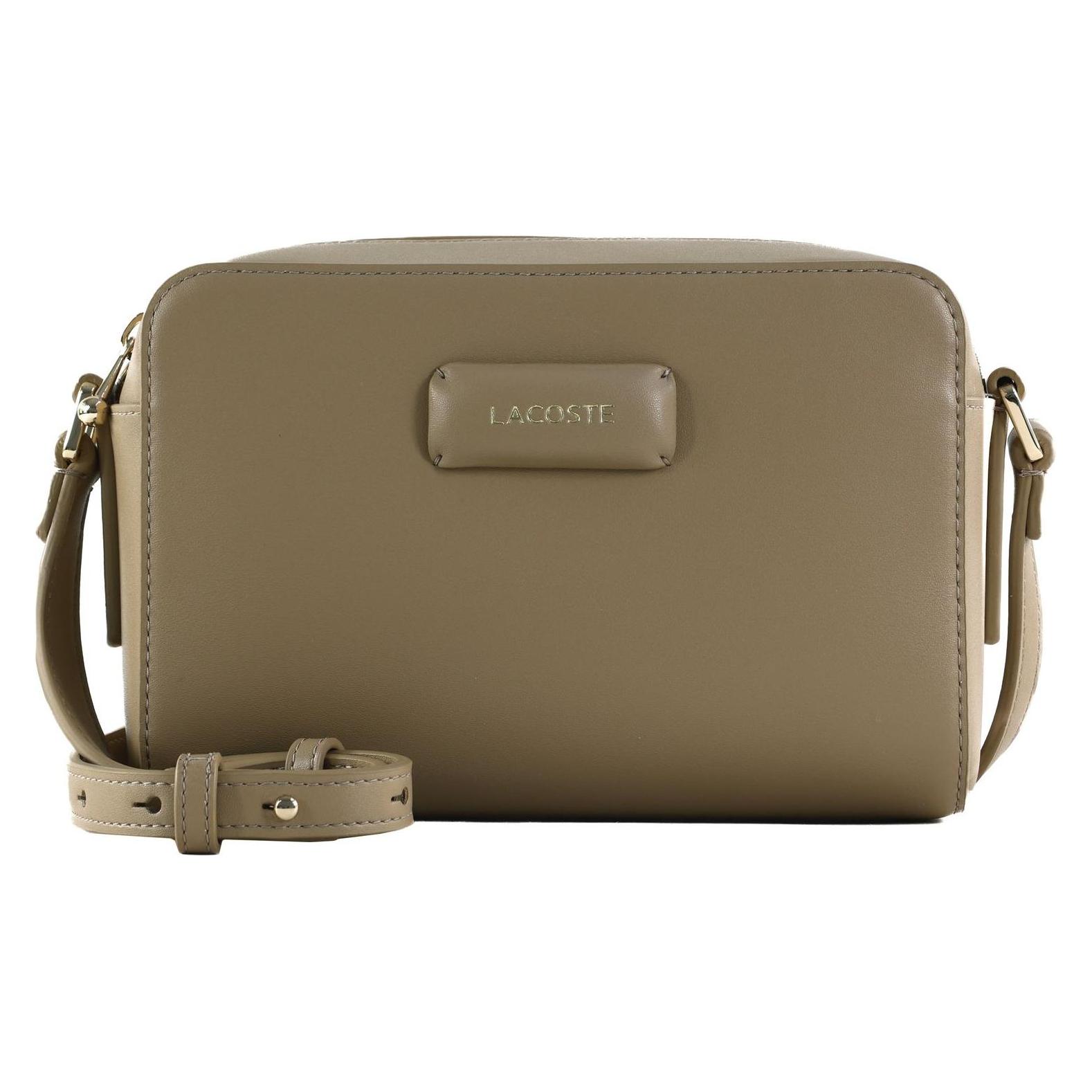 Lacoste, Damen, Handtasche, Crossover Bag, Beige