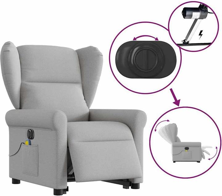 Image du produit vidaXL Massagesessel mit Aufstehhilfe