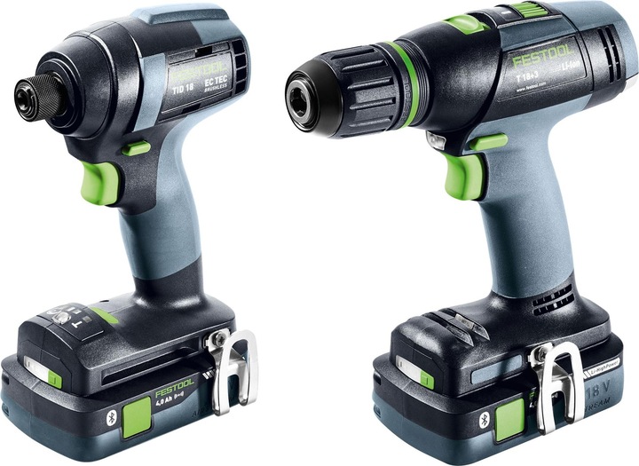 Actual product image Festool Screwdriver and drill set TID 18 HPC 4.0 I-Set T18 (Rechargeable battery operated)