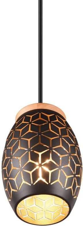 Actual product image Reality Bidar pendant light E27 ⌀15cm black-gold height-adjustable (E27)
