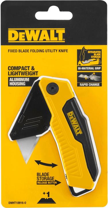 Produktbild DeWalt Messer festst. Klinge klappbar (Cutter)