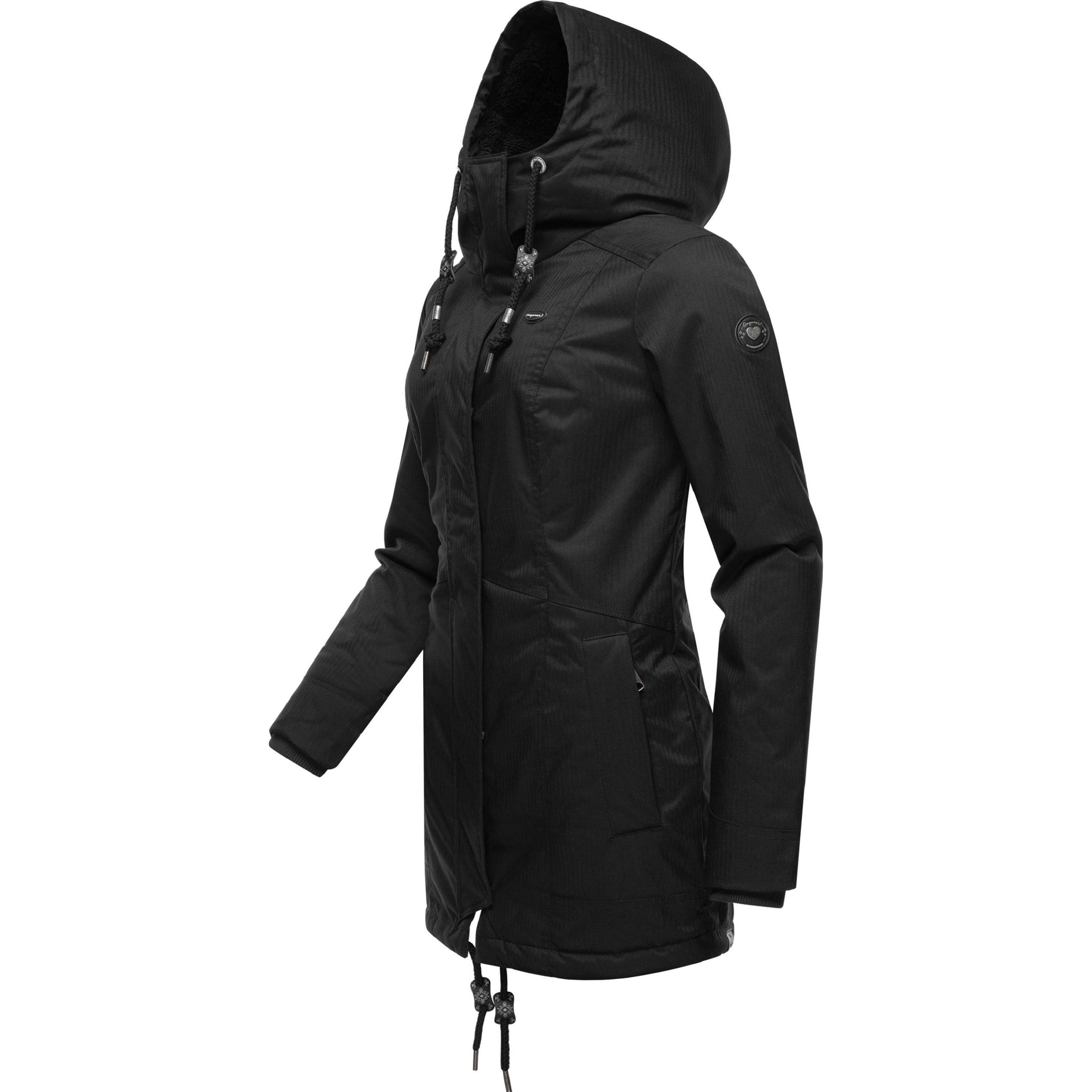 Thumbnail - Ragwear, Damen, Jacke, Tunned (3XL), Schwarz, 3XL