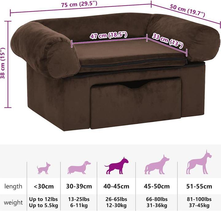 Immagine prodotto vidaXL Hundesofa (Cane)