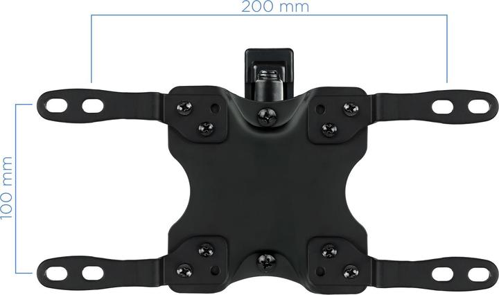 Actual product image Tooq Technology LP2142TNL-B TV mount 106.7 cm (42"" ) Black (Wall, 42", 20 kg)