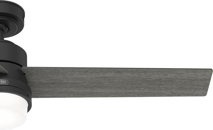 Actual product image Hunter Fans Deckenventilator Greenville Schwarz mit Licht (39 dB)