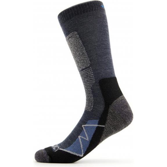 Stoic, Herren, Sportsocken, Merino Trekking Crew Socks (42 - 44), Grau