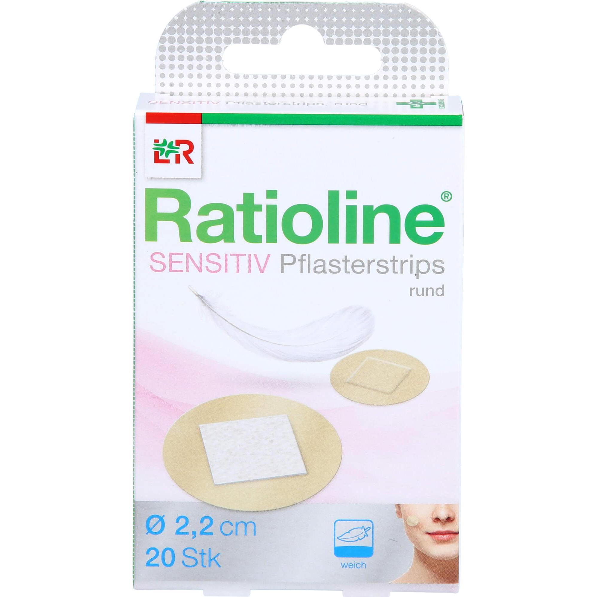 Thumbnail - Lohmann & Rauscher, Pflaster, Ratioline Pflasterstrips sensitive, 20 St. Pflaster (20 x)