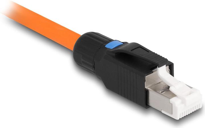 Productafbeelding Delock Stekker RJ45 Cat.6A 1 stuk, Zwart (Stekker netwerkkabel)