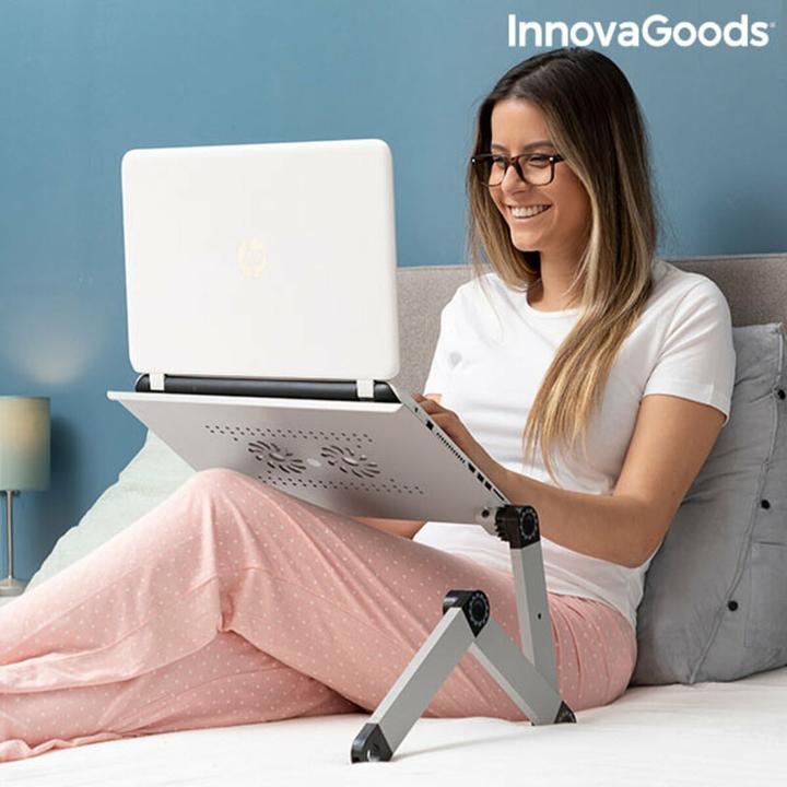 Actual product image InnovaGoods Adjustable laptop table with multiple positions Omnible