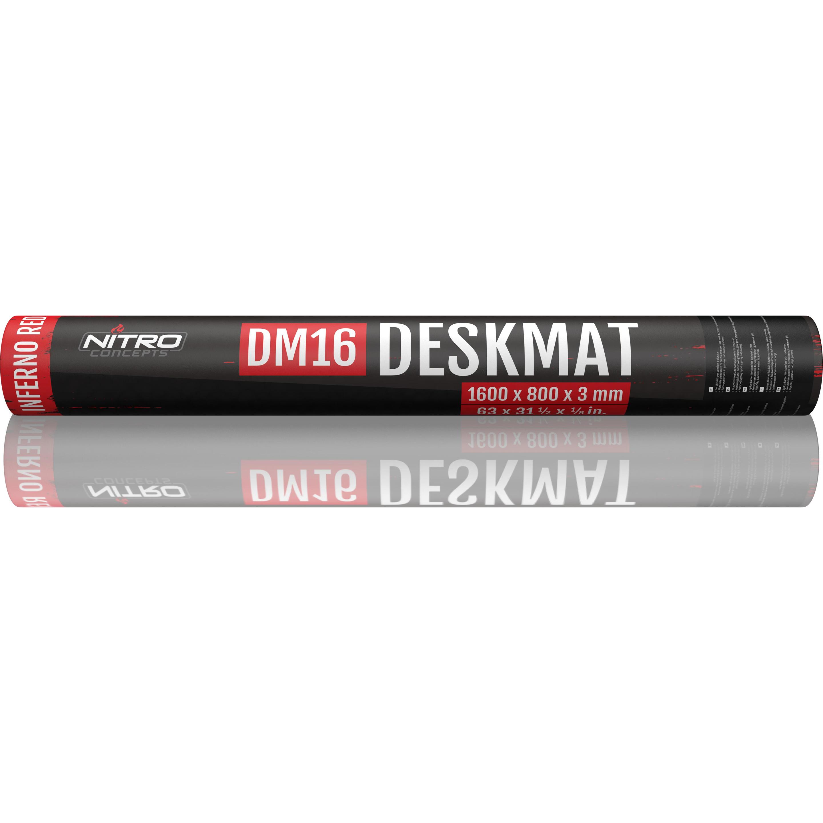Thumbnail - Nitro Concepts DM16 (Wide), Mausmatte, Schwarz, Rot
