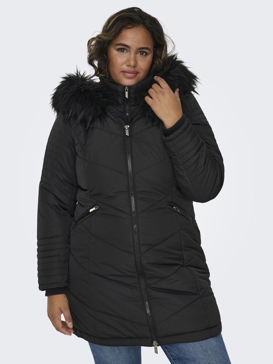 Image du produit Only Capuche Poignets côtelés Manteau (44)