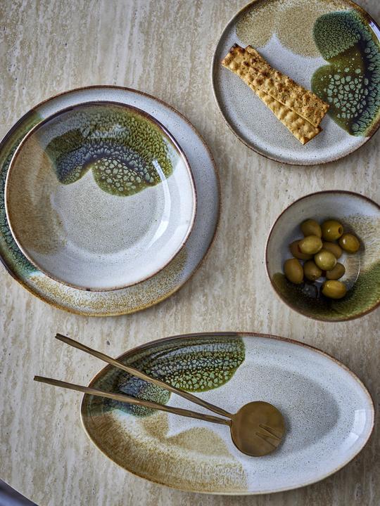 Produktbild Bloomingville - Jules Dinnerware Set - Green - Stoneware (12 Stk.)