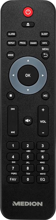 Produktbild Medion Stereoanlage P66348 Schwarz (CD Player, Bluetooth, 2x 10 W)