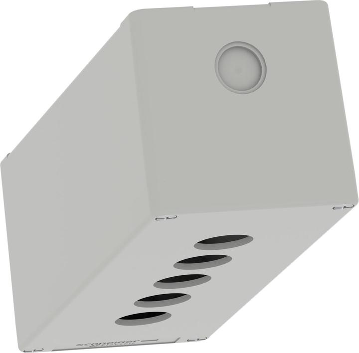 Actual product image Schneider Electric XAPD4505 Empty enclosure XAP metal grey for 5x22mm - CSA (Housing)