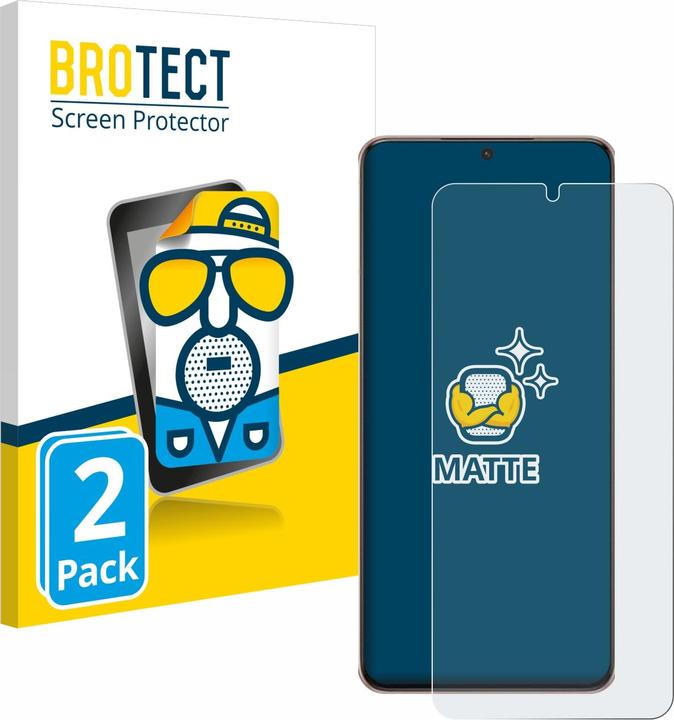 Actual product image BROTECT Anti-glare screen protector matt (2 Piece, Samsung Galaxy S21 5G)