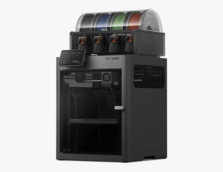 Actual product image Bambu Lab X2D Combo 3D-Drucker