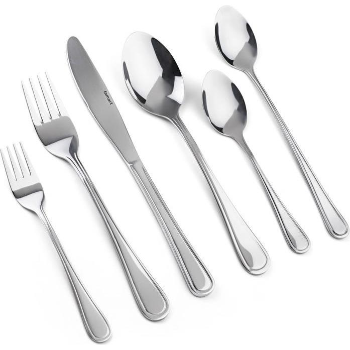 Lamart Flatware Carmen XL LT5006 48 pcs, Besteck, Silber