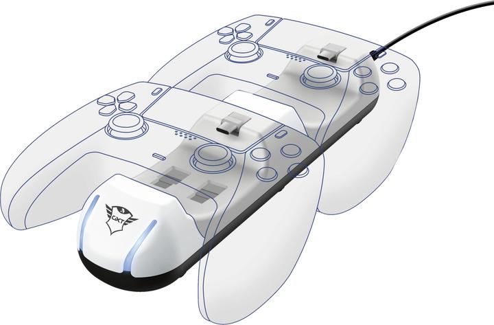 Actual product image Trust Controller charging station GXT 251 Duo for PS5 (PS5)