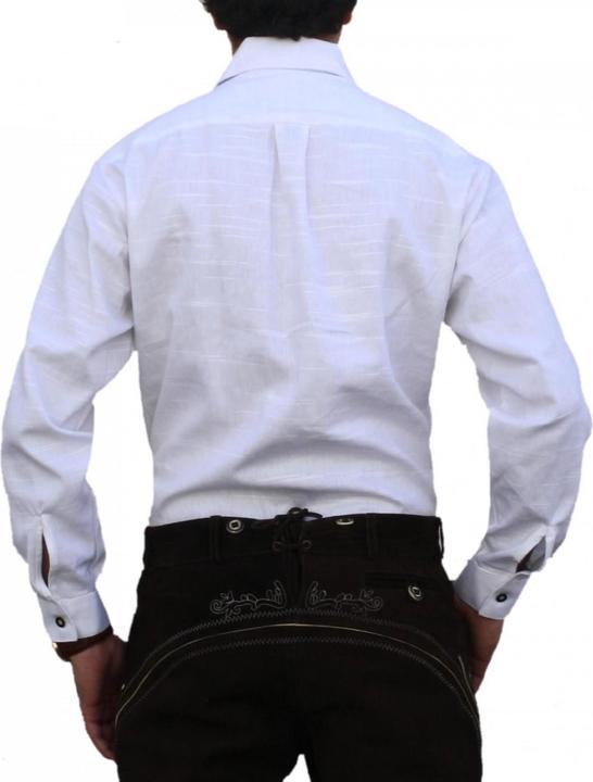 Produktbild German Wear Trachtenhemd für Lederhosen/Oktoberfest aus 100% Baumwolle (L)