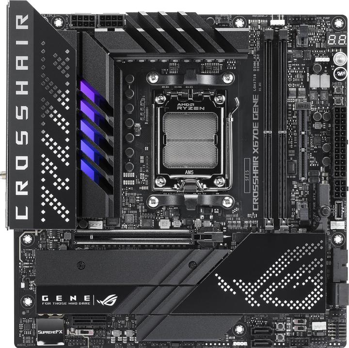 Immagine prodotto ASUS ROG Crosshair X670E Gene (AM5, AMD X670E, mATX)