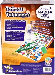 Actual product image Science Tattoo Starter Set