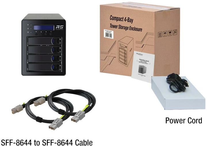 Produktbild HighPoint RAID-Controller SSD6540 4-Bay U.2 NVMe RAID Storage Solution