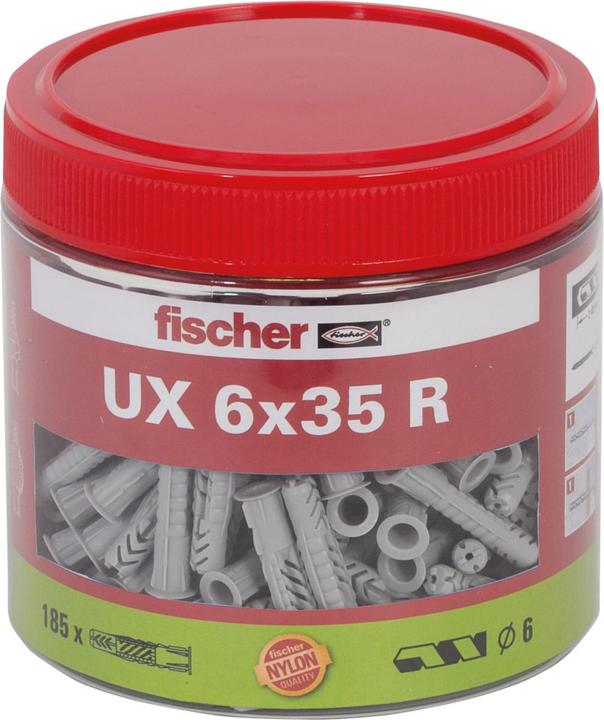 Fischer Universaldübel UX 6x35 R Dose (185) (1 Stk.)