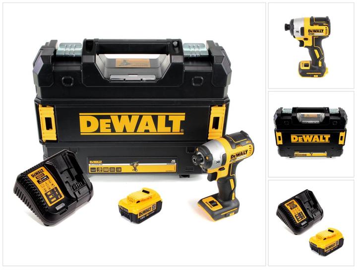 Produktbild DeWalt DCF 887 M1 Akku Schlagschrauber 18V 205Nm 1/4" Brushless + 1x Akku 4,0Ah + Schnellladegerät (Akkubetrieb)