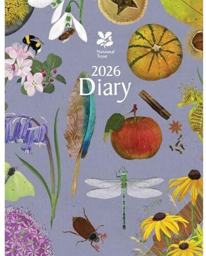 Produktbild Carousel Worldwide National Trust Illustrated Deluxe Diary A5 2026 (A5, Englisch)