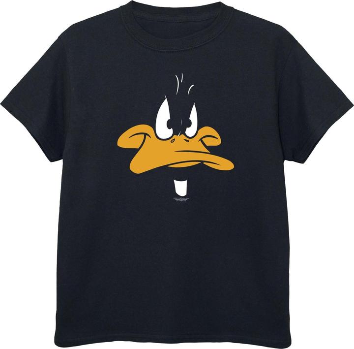 Produktbild Looney Tunes Mädchen Daffy Duck Gesicht Baumwoll TShirt (140, 146)