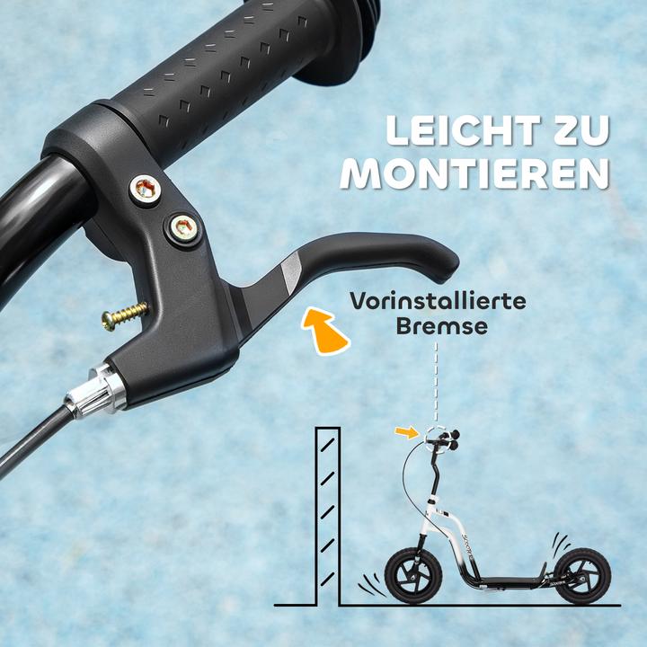Produktbild Aiyaplay Kinderscooter Stahl, Kunststoff Weiss