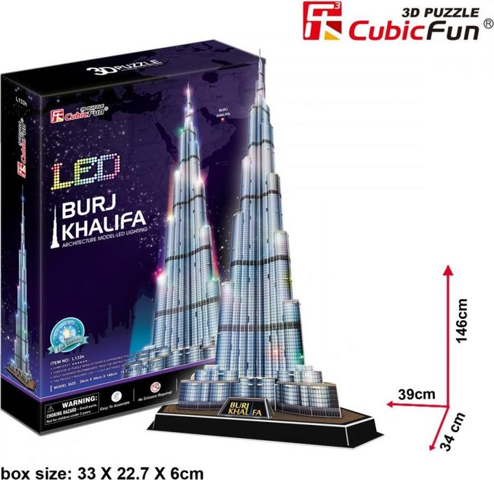 Produktbild Cubicfun Burj Khalifa (136 Teile)