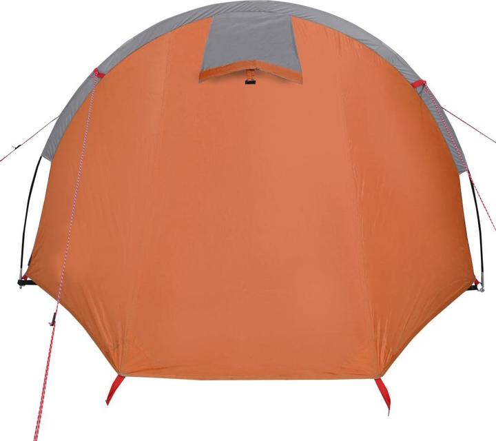 Actual product image VidaXL Camping tent 4 persons & Orange 405 x 170 x 106 cm 185T Taffeta (Dome tent, 3.90 kg, 4 persons)