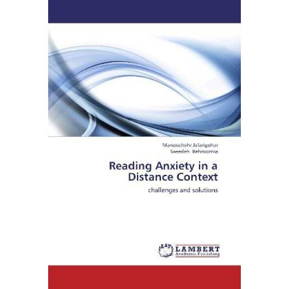 Reading Anxiety in a Distance Context, Fachbücher