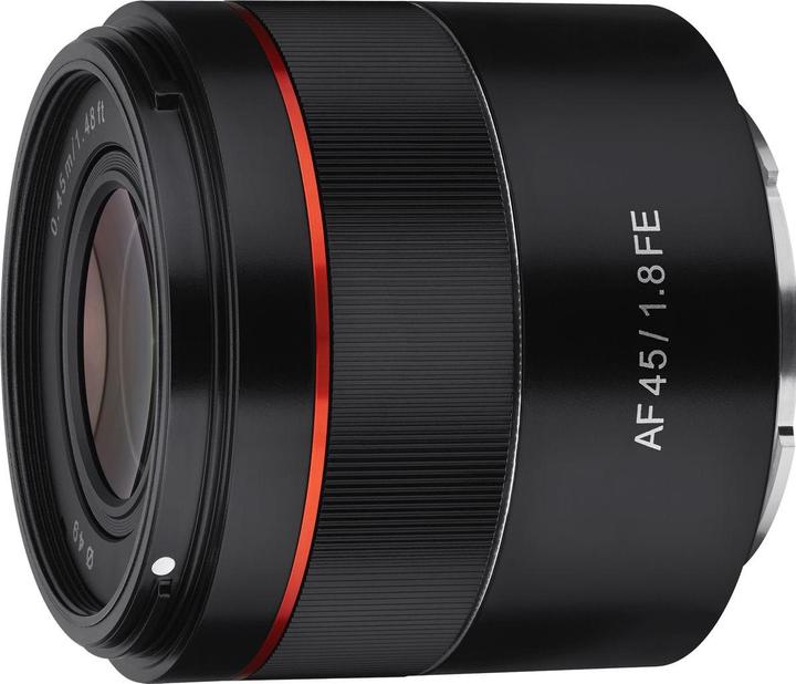 Actual product image Samyang AF 45mm F1.8 FE (Sony E, full size, APS-C / DX)