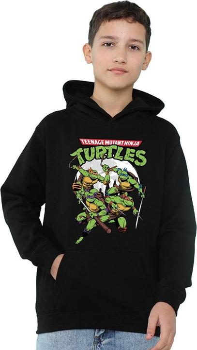 Image du produit Teenage Mutant NT - Sweat à capuche motif/style Groupe MIDNIGHT - Enfant (128)