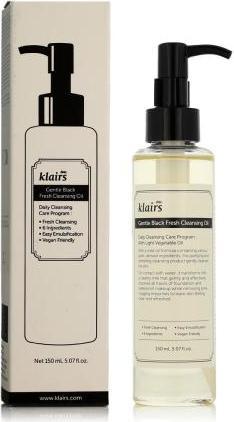 Image du produit Klairs Gentle Black Fresh Cleansing Oil (Huile nettoyante, 150 ml)