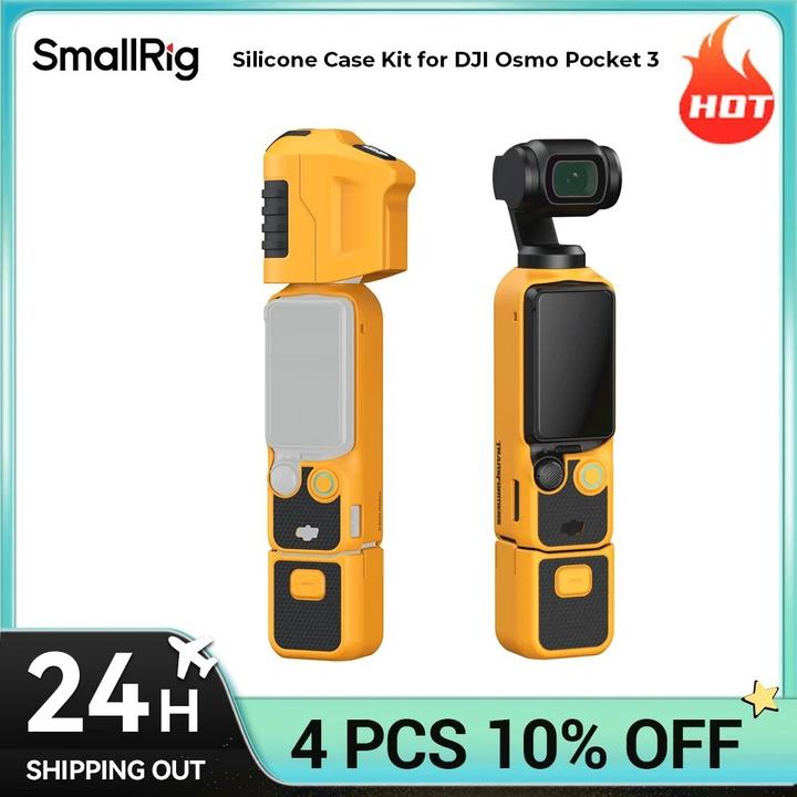 Actual product image SmallRig 5114 Silicone Case Kit for DJI Osmo Pocket 3 (Basic) (BumbleBee Edition)