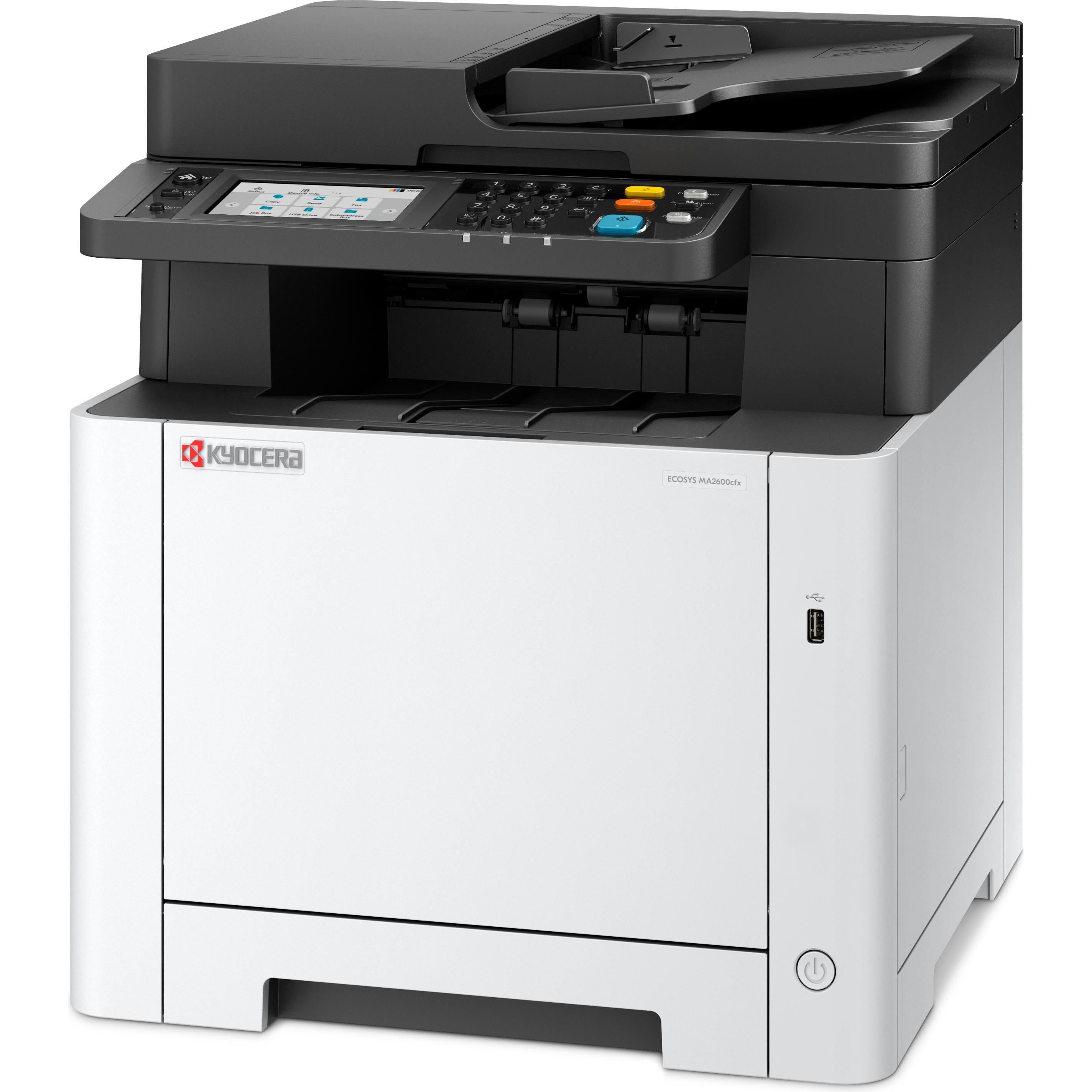 Kyocera ECOSYS MA2600CFX (Laser, Farbe), Drucker, Weiss, Schwarz