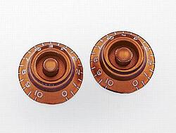 Produktbild AllParts AP PK 0140-022 LP Knöpfe (2) bell amber (Instrumenten Ersatzteile)