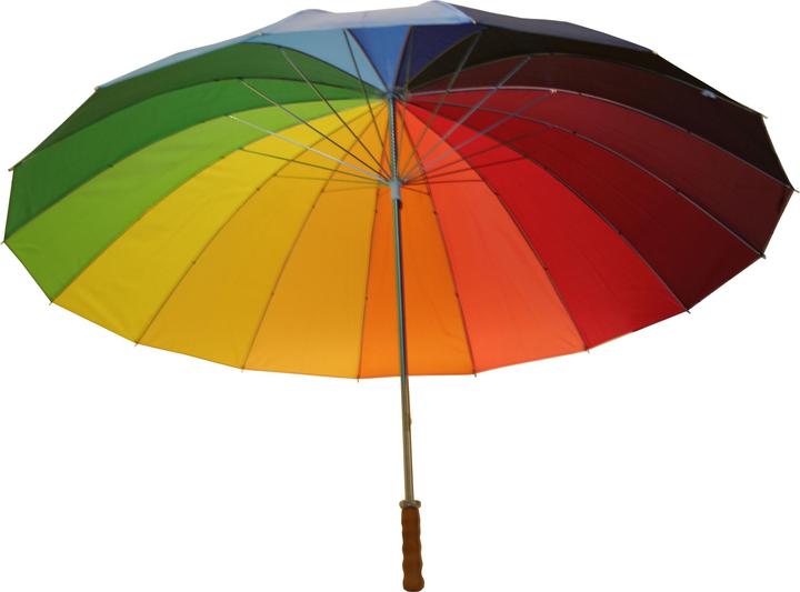 Immagine prodotto Benson Ombrello ø130 cm 16 strisce golf arcobaleno